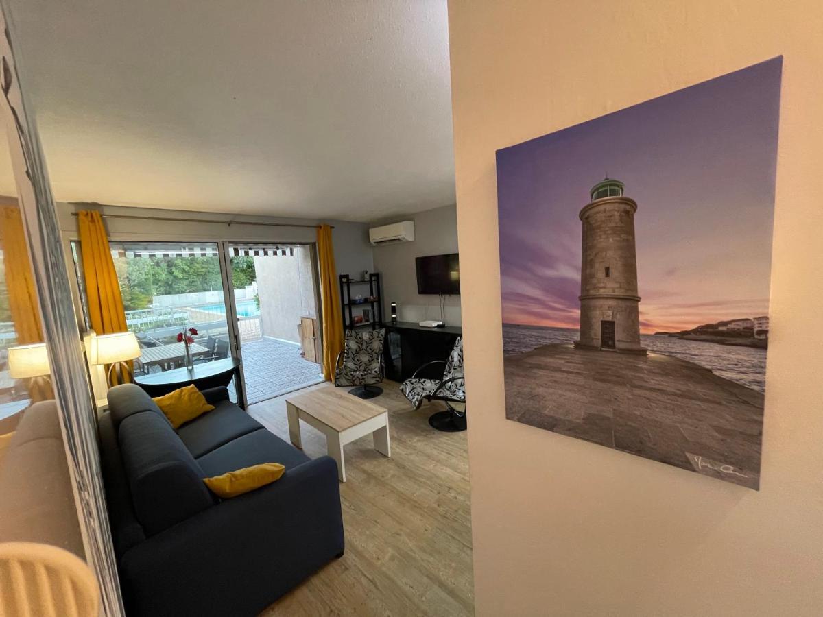 Le Soléa - Cassis centre Résidence Le Club avec piscine et garage pour 2-4 personnes Esterno foto